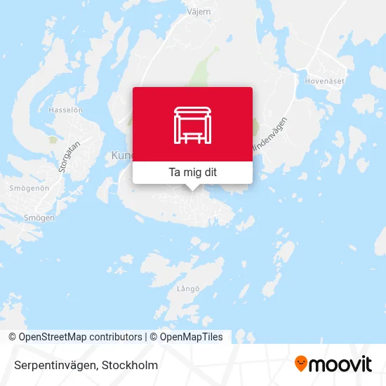 Serpentinvägen karta