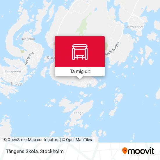 Tångens Skola karta