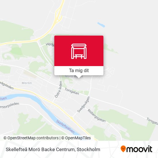 Skellefteå Morö Backe Centrum karta