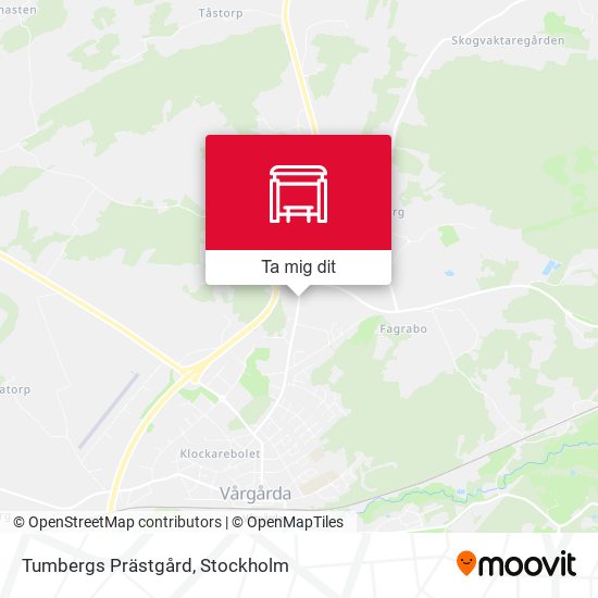 Tumbergs Prästgård karta