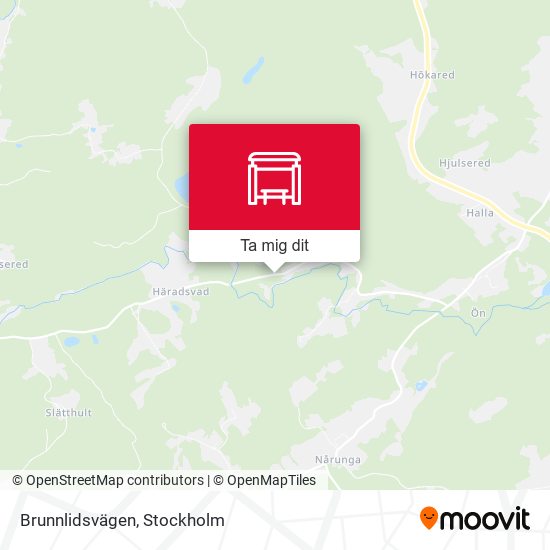 Brunnlidsvägen karta