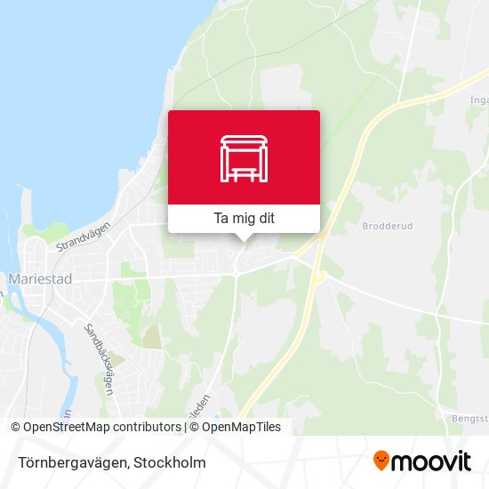 Törnbergavägen karta