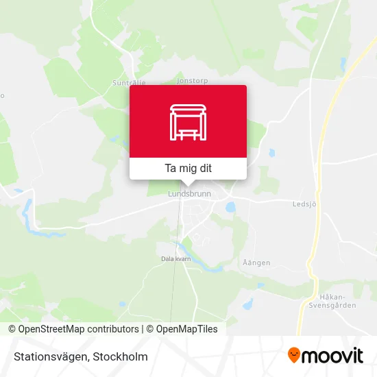 Stationsvägen karta