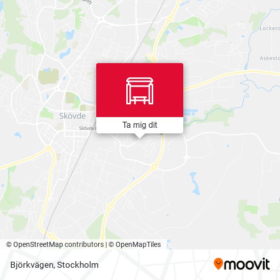 Björkvägen karta