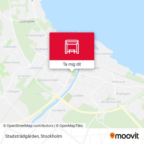 Stadsträdgården karta