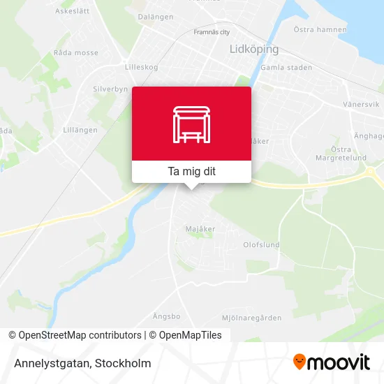 Annelystgatan karta
