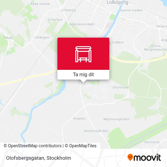 Olofsbergsgatan karta