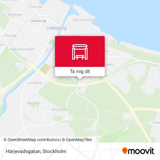 Härjevadsgatan karta