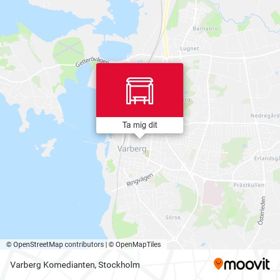 Varberg Komedianten karta