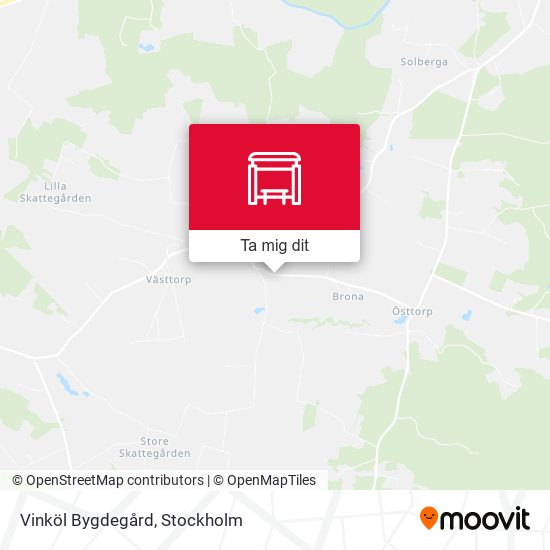 Vinköl Bygdegård karta
