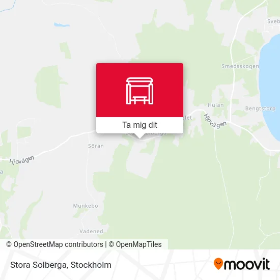 Stora Solberga karta