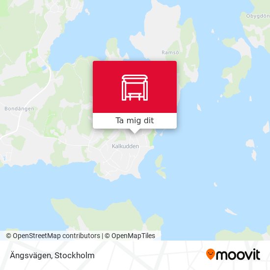 Ängsvägen karta