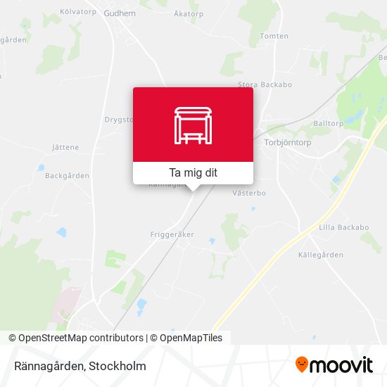 Rännagården karta