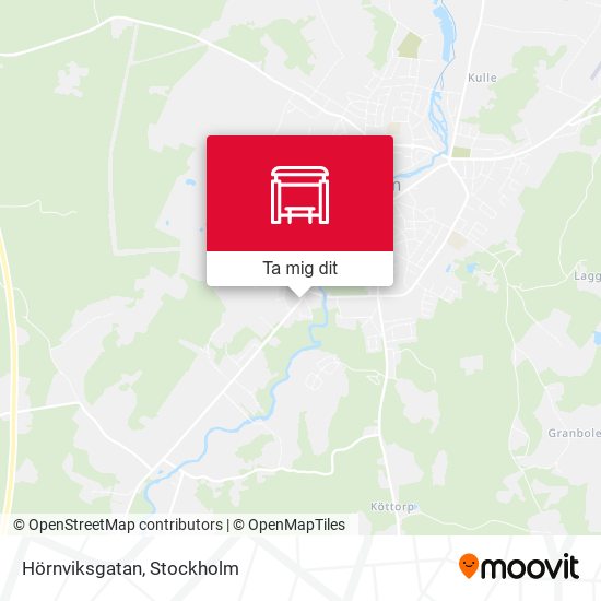 Hörnviksgatan karta