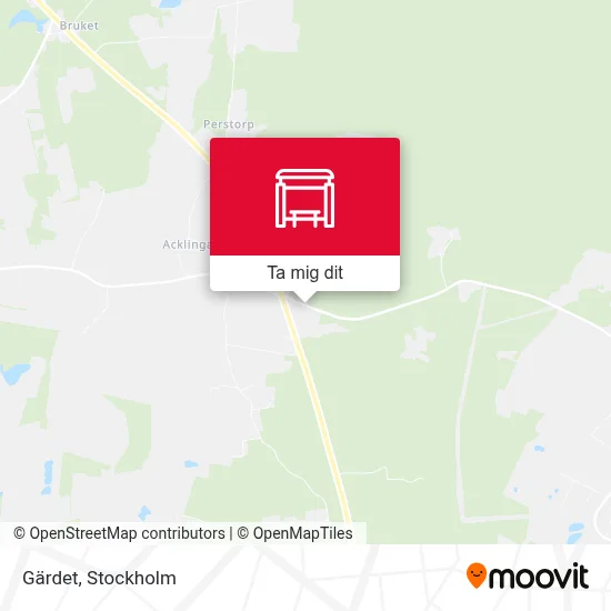 Gärdet karta