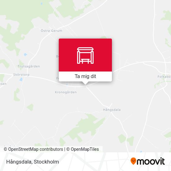 Hångsdala karta