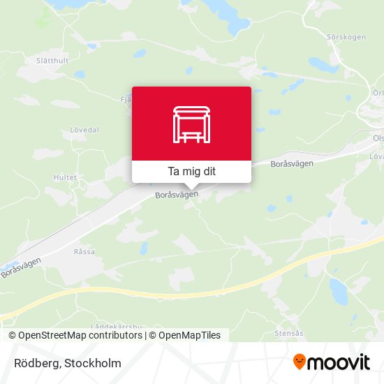 Rödberg karta