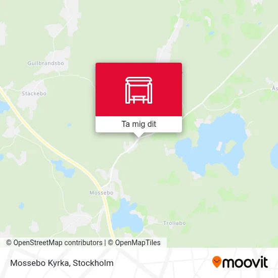 Mossebo Kyrka karta