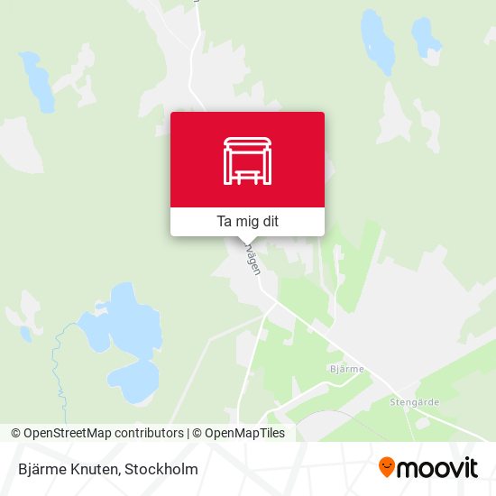 Bjärme Knuten karta