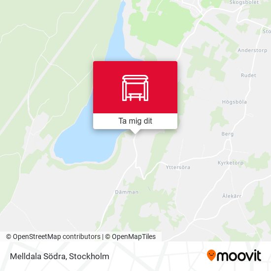 Melldala Södra karta