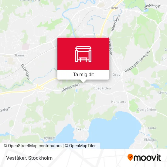 Veståker karta