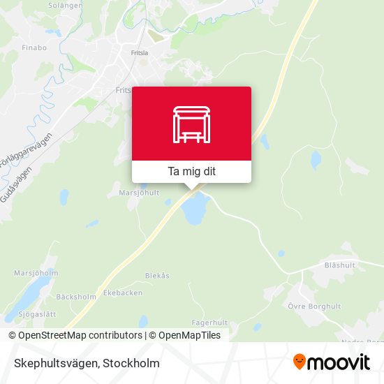 Skephultsvägen karta