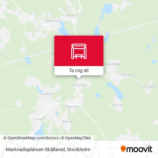 Marknadsplatsen Skållared karta