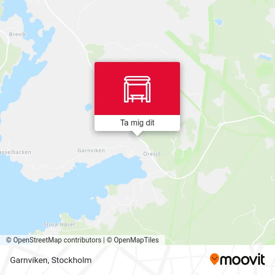 Garnviken karta