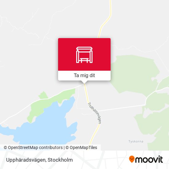 Upphäradsvägen karta