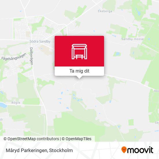Måryd Parkeringen karta