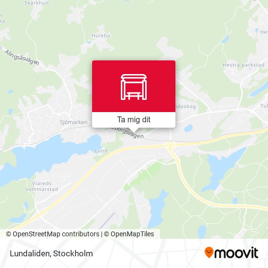 Lundaliden karta