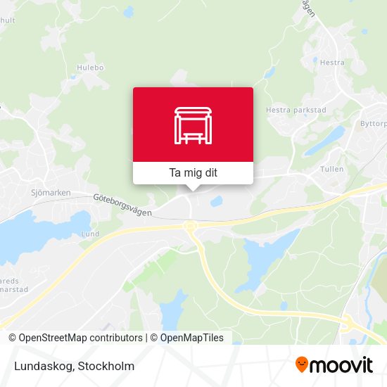 Lundaskog karta