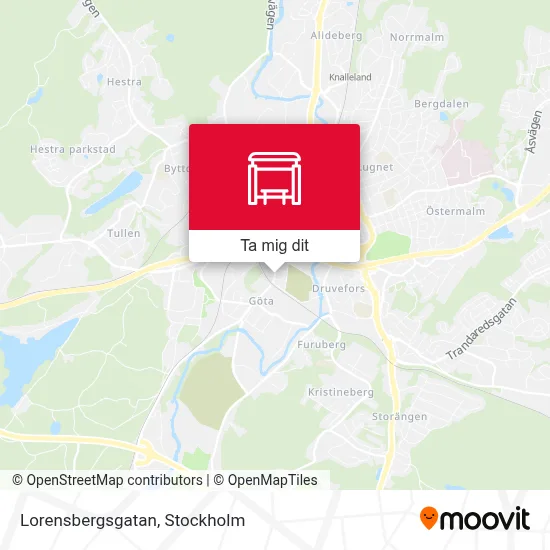 Lorensbergsgatan karta
