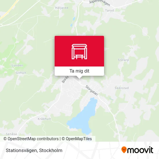 Stationsvägen karta