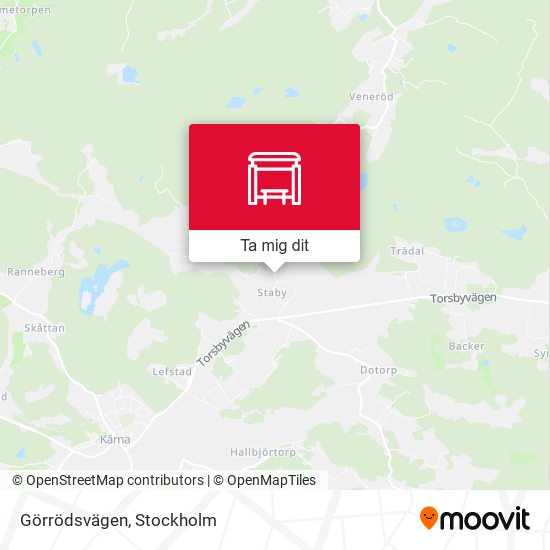 Görrödsvägen karta