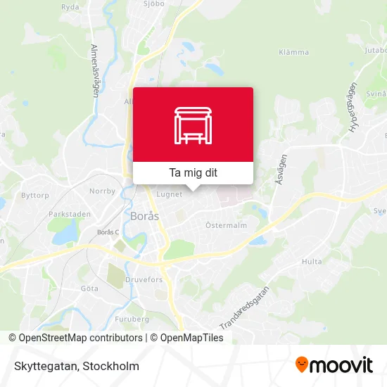 Skyttegatan karta