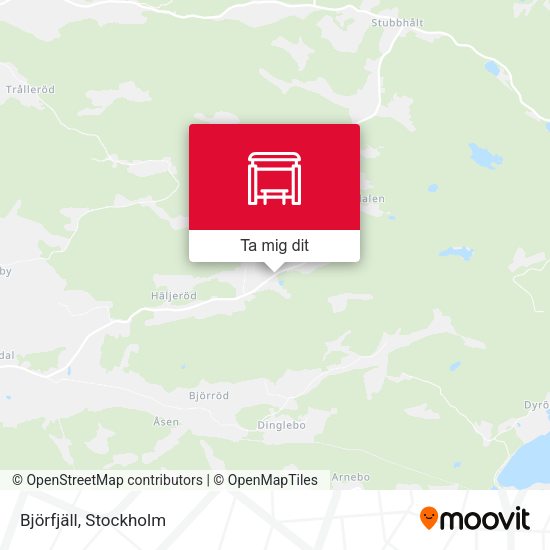 Björfjäll karta