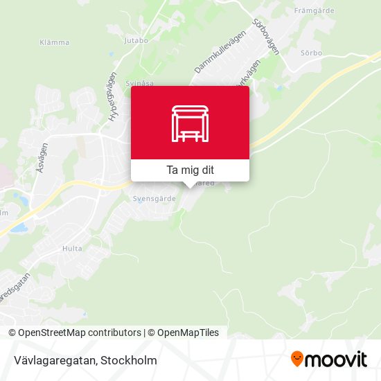Vävlagaregatan karta
