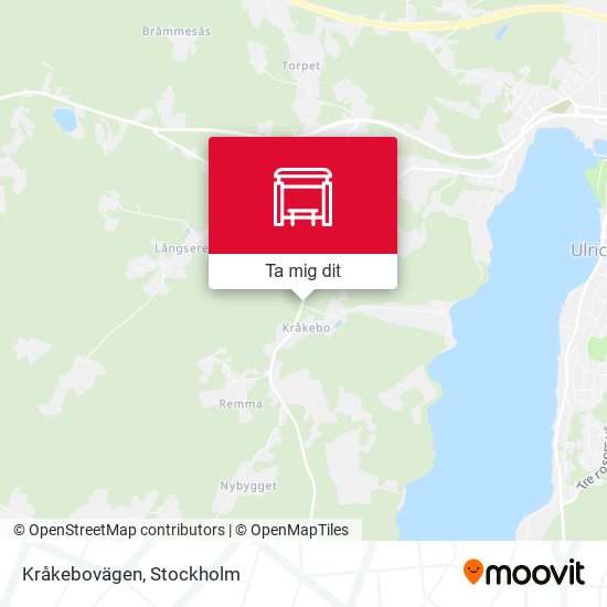Kråkebovägen karta