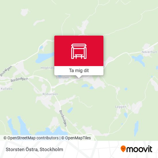 Storsten Östra karta