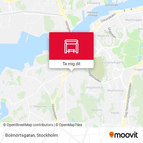 Bolmörtsgatan karta