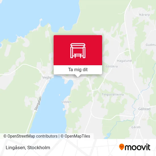 Lingåsen karta