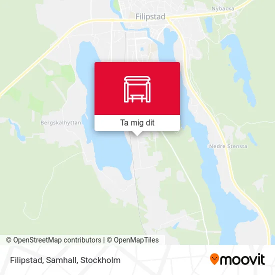Filipstad, Samhall karta