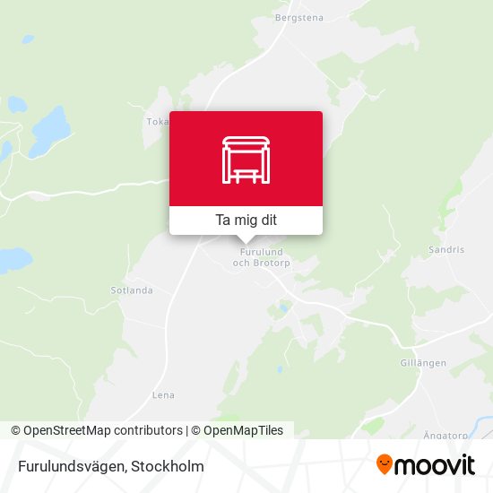 Furulundsvägen karta