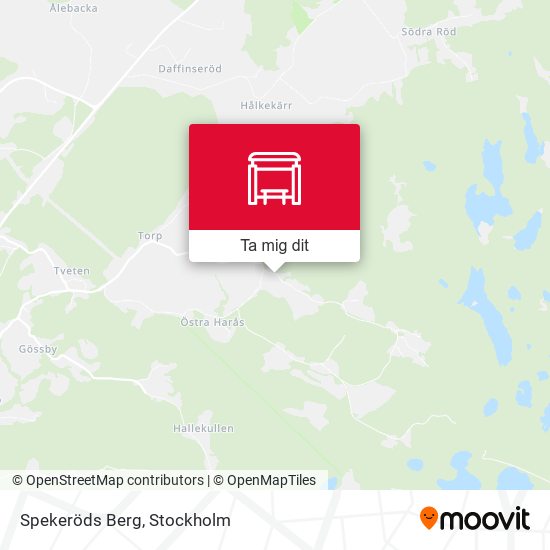 Spekeröds Berg karta
