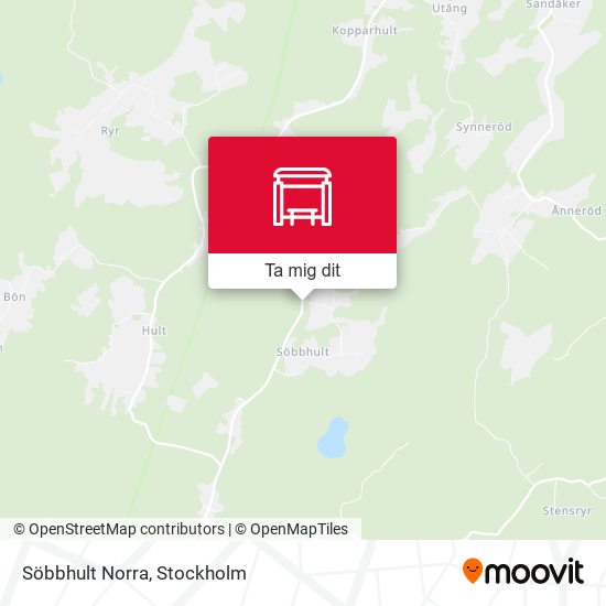 Söbbhult Norra karta