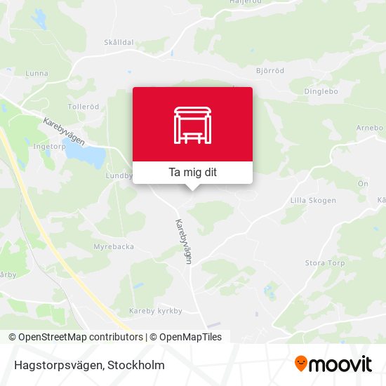 Hagstorpsvägen karta