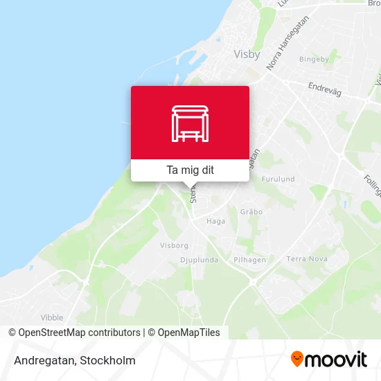 Andregatan karta