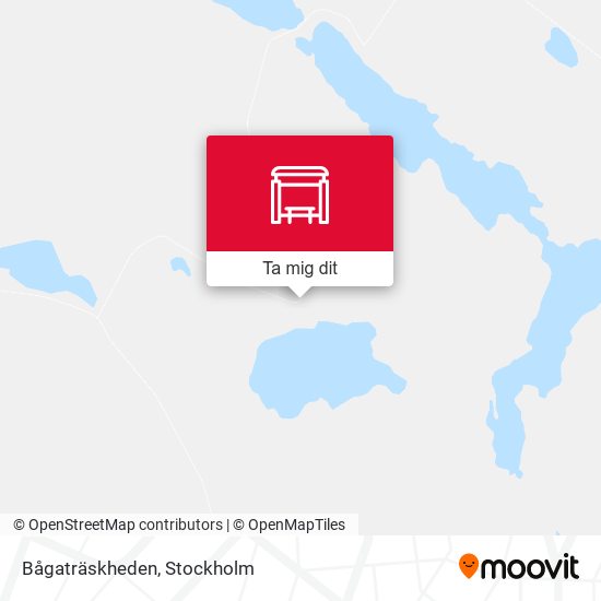 Bågaträskheden karta