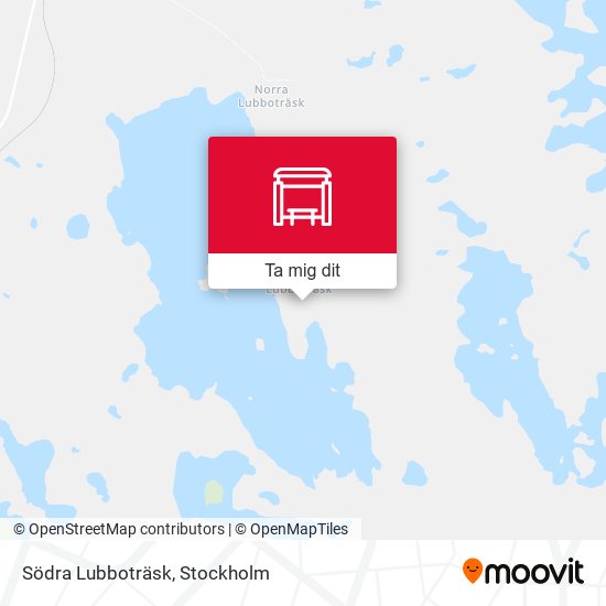 Södra Lubboträsk karta
